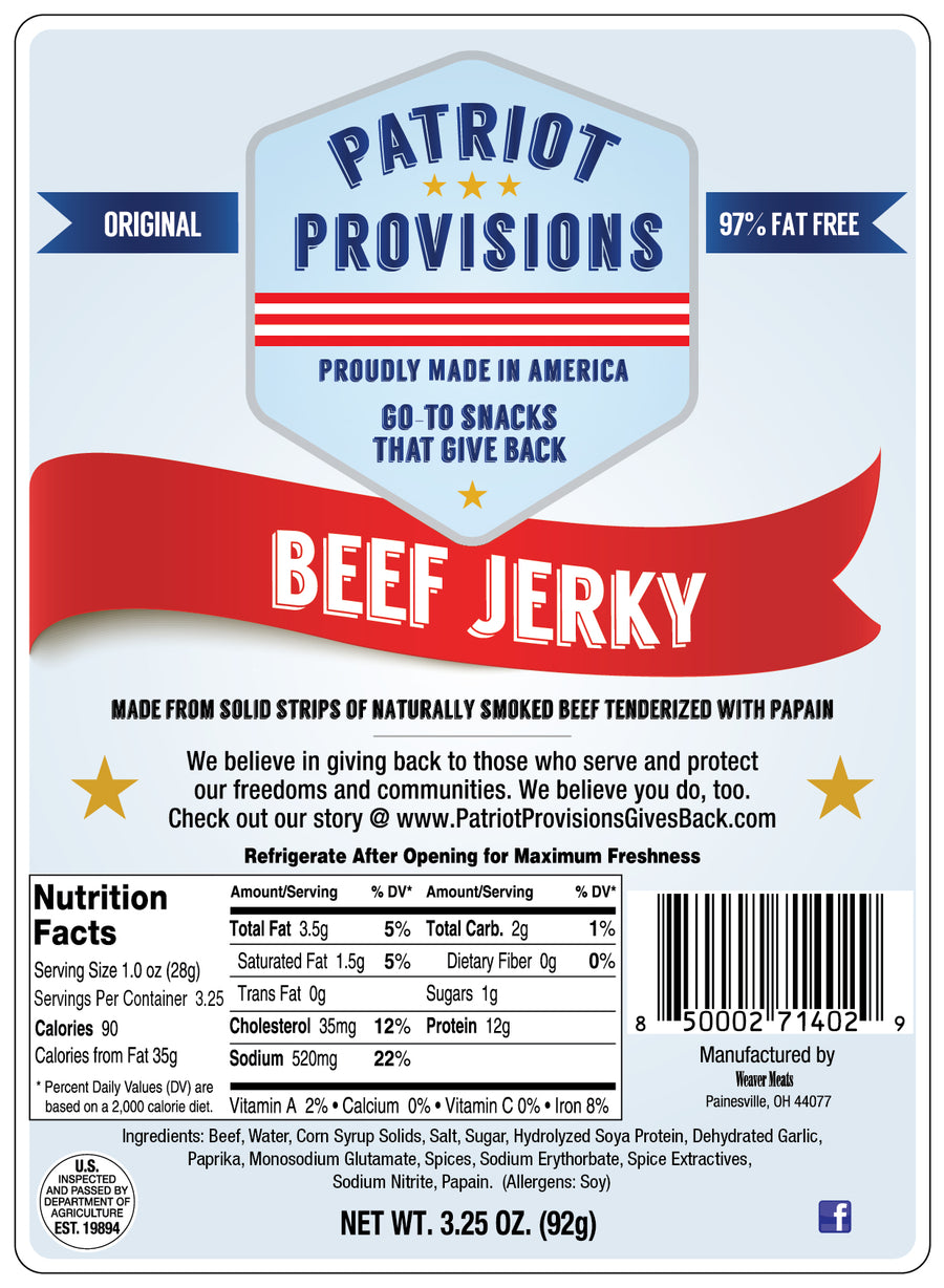 Beef Jerky — ORIGINAL