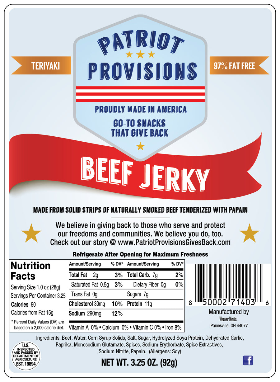 Beef Jerky — TERIYAKI